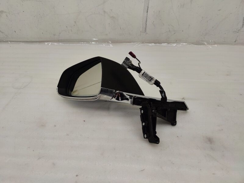 2016-2020 Tesla Model S MS Left Exterior Rear View Door Mirror LH Silver (WRAP)