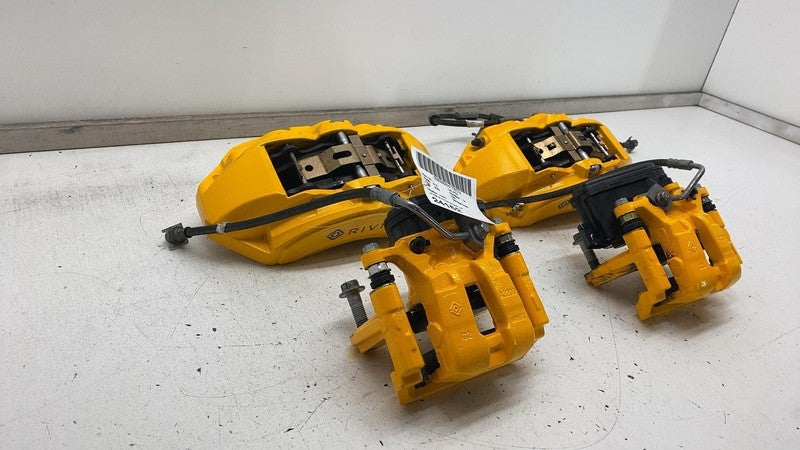 PT00000728 2022-2024 Rivian R1T R1S Adventure Set of 4 Front & Rear Brake Caliper Yellow