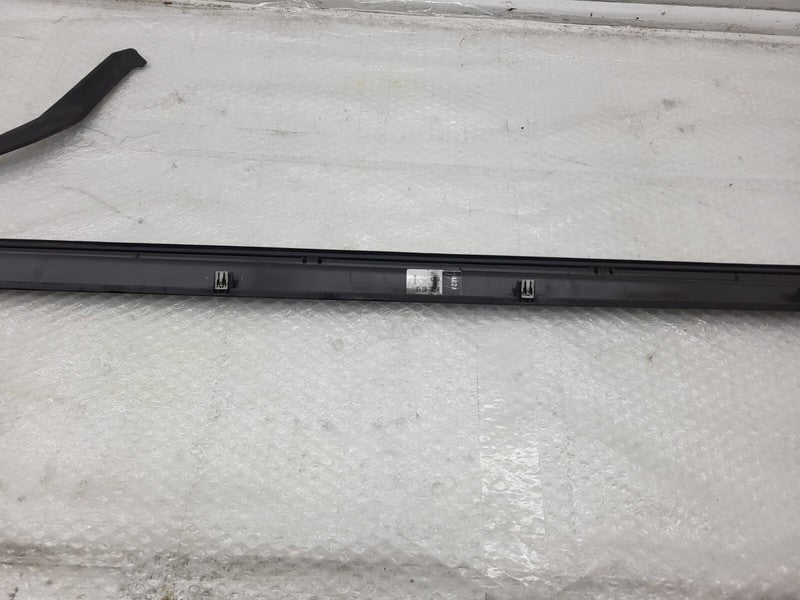 101221500C ⭕12-23 Model S Left Rocker Panel Scuff Plate Molding w/ Rubber Seal 1012215-00-C