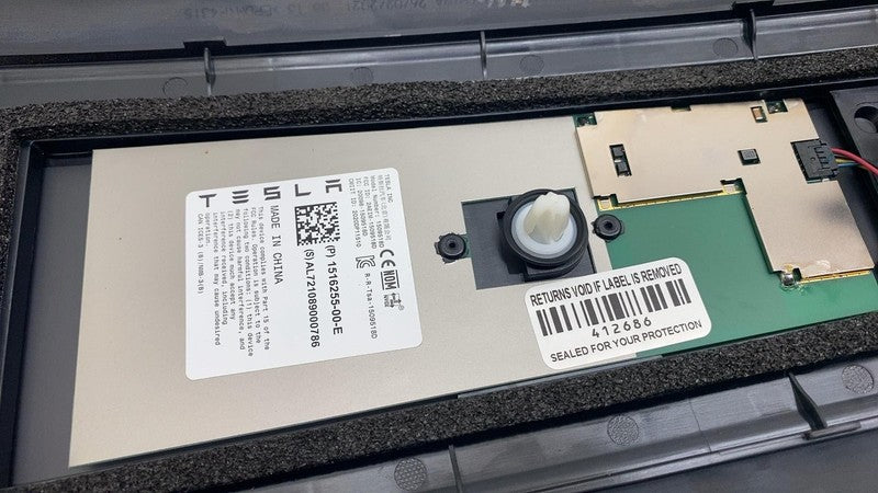 150688500G ⭕ 20-23 Model Y Left Exterior B-Pillar Applique Trim w/ Camera LH 1506885-00-G