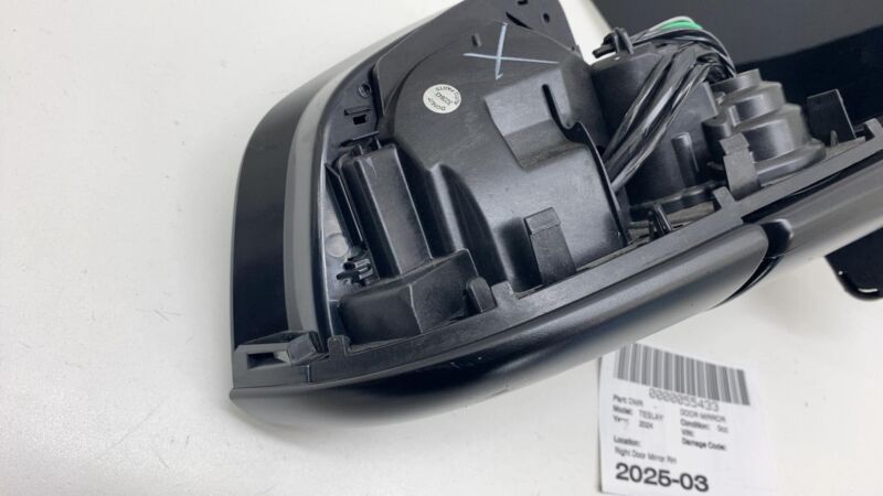 1594112-00-D 2020-2024 Tesla Model Y Right Exterior Rear View Door Mirror RH (NO SKULL CAP)