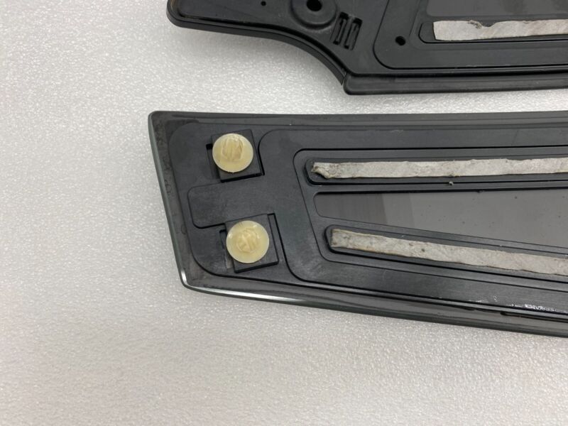 14942 ⭕ 12-15 Model S MS Left & Right B-Pillar Molding Applique Glass Trim 14942/14941