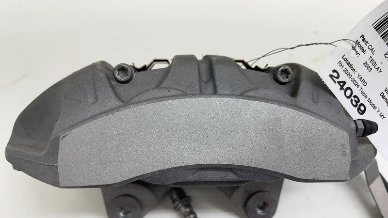 ⭕ 2020-2024 Tesla Model Y Front Passenger Side Caliper w/ Brake Hose L