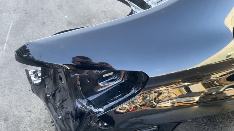 108735714 2021 BMW 530e Rear Passenger Quarter Panel Structural Cut Out Right RH Black 668