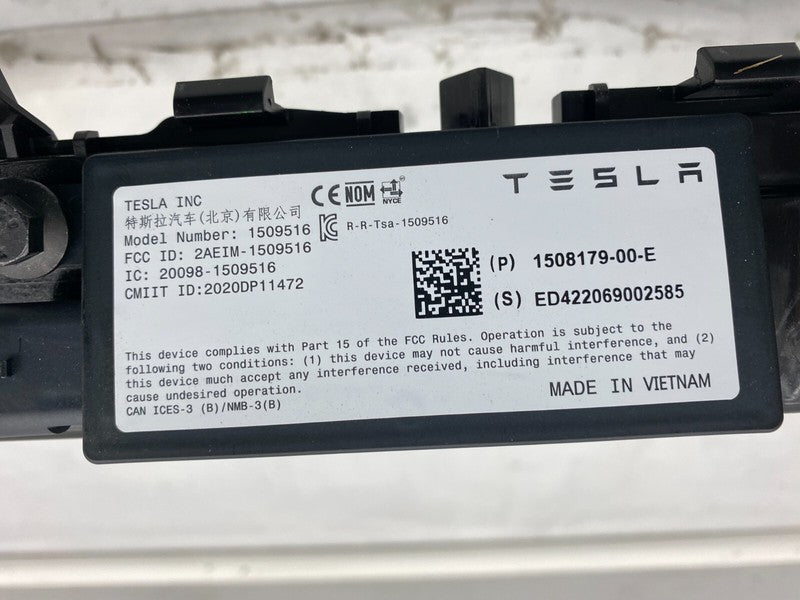 ⭕ 20-24 Model Y Rear Bumper Center Support Bracket & BLE Module OEM 15