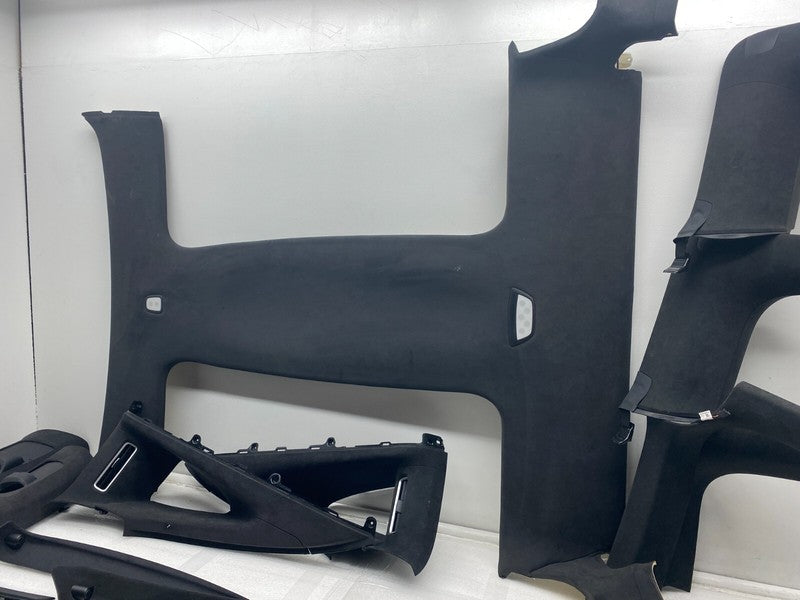 ⭕ 16-20 Tesla Model X SET Headliner Sunvisor Upper A + B + C-Pillar Tr