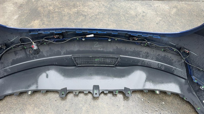 ⭕ 2020-2022 Tesla Model Y Rear Bumper Cover w/ Park Sensor & Valance Blue - PPSB