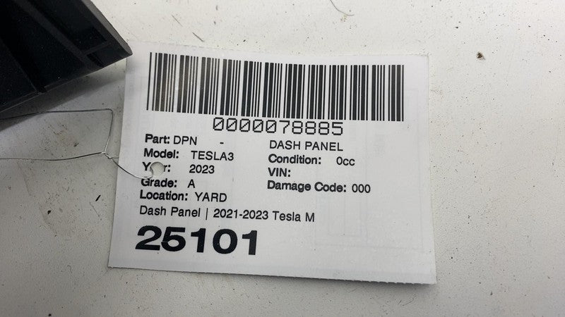 ⭕ 2021-2023 Tesla Model 3 Dashboard Instrument Panel Base & Premium As