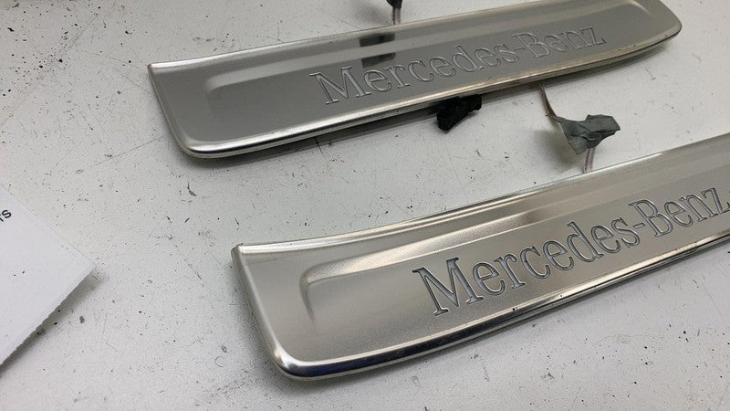 ⭕2022 Mercedes Benz EQS450+ Front & Rear Left & Right Door Sill Plate 