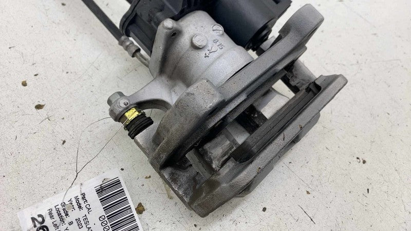 ⭕ 17-25 Tesla Model 3 Rear Left Brake Caliper w/ Brake Hose Line LH 10