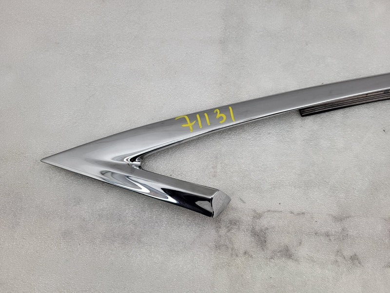 103212300E ⭕ 16-18 Model X Driver Side Door Chrome Upper Molding Bright Left 1032123-00-E