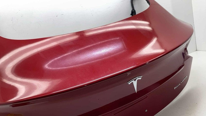⭕ 2017-2020 Tesla Model 3 M3 Rear Trunk Decklid Shell Panel Assembly Red PPMR