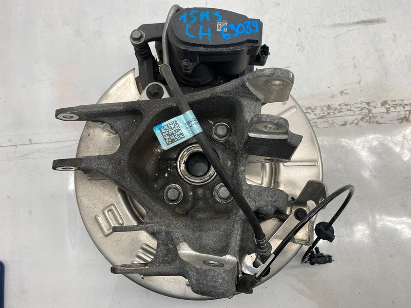 ⭕ 2012-2020 Tesla Model S Rear Left Spindle Knuckle + Brake Caliper + 