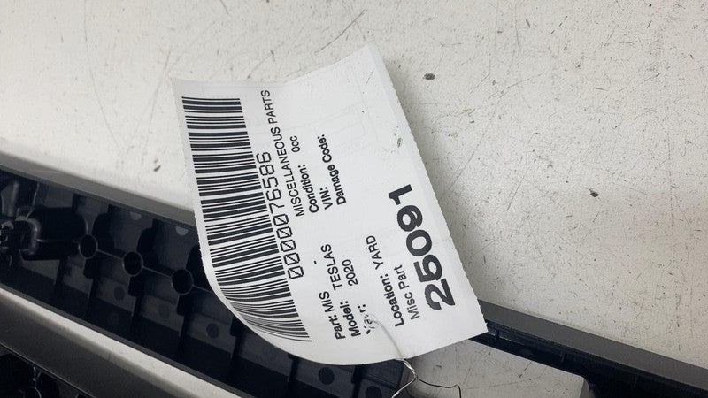 ⭕ 16-20 Model S Front 1st Row Seat Riser Over Molding Round Spacer 149