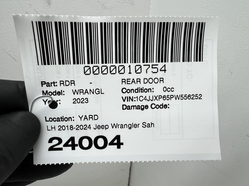 ⭕ 2021-2023 Jeep Wrangler 4XE Sahara Rear Door Shell Panel Left Gray 6