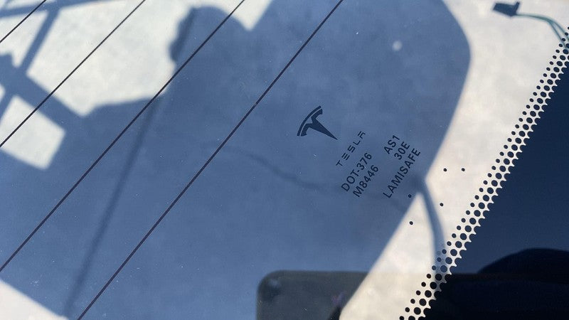 ⭕ 12-15 Tesla Model S Rear Trunk Liftgate Hatch Panel w/ Window Glass 