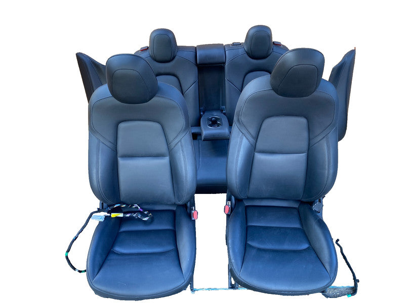 ⭕ 2017-2023 Tesla Model 3 Front Left & Right Bucket & Rear Bench Seat + Bolster