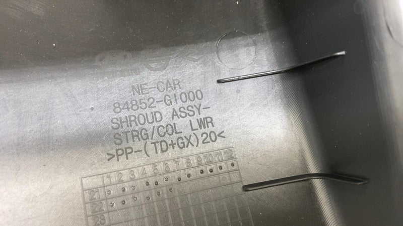 84852GI000 ⭕22-24 Ioniq 5 Front Steering Column Shroud Upper & Lower Cover Trim 84852-GI000