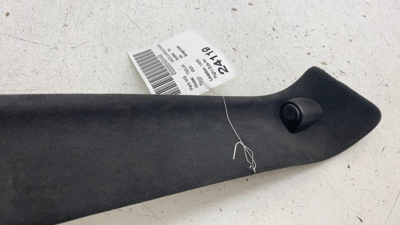 ⭕ 16-23 Tesla Model X Front Right Windshield Sun Visor Trim Bezel 1050