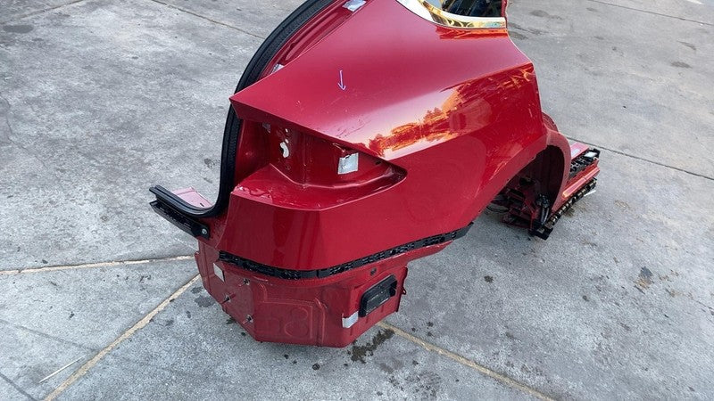 2016-2020 Tesla Model X Rear Right Quarter Fender Frame Panel Cutout RH Red PPMR