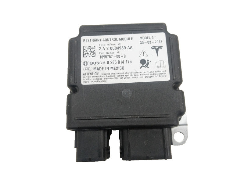 ⭕ 17-23 Model 3 Safety Restraint Computer Control Module Crash Data 10