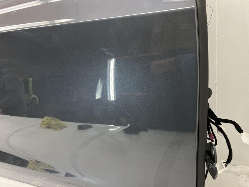 2012-2015 Tesla Model S Front Passenger Side Door Shell Panel Right Gray - PMNG