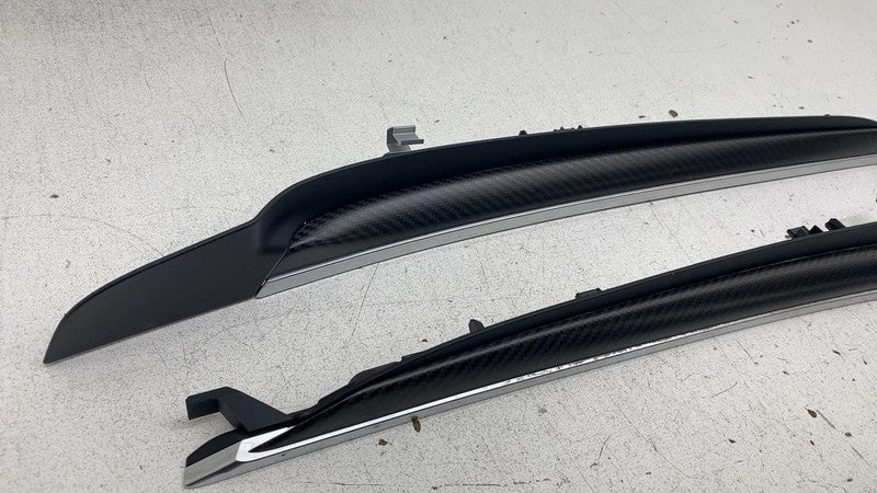 ⭕ 21-23 Model X Front & REAR Door CARBON FIBER TRIM 1661564-00-C / 164