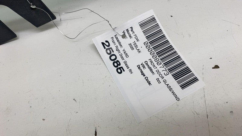 ⭕ 2016-2020 Tesla Model X Front Passenger Side Door Window Glass Right