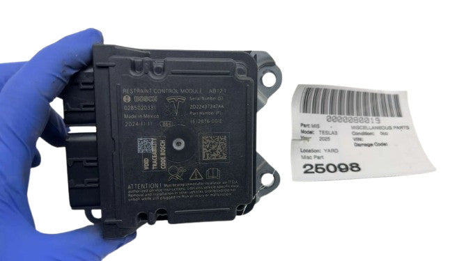 ⭕ 21-26 Model 3 Restraint Control Module RCM SRS 1512876-00-E (Has Cra