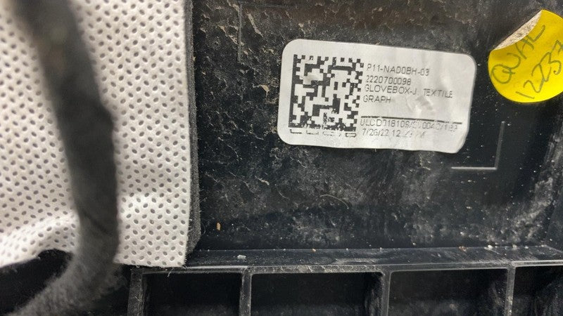 P11-NAD0BH-03 ⭕ 2022-2024 Lucid Air Dashboard Instrument Panel Glove Box Storage P11-NAD0BH-03