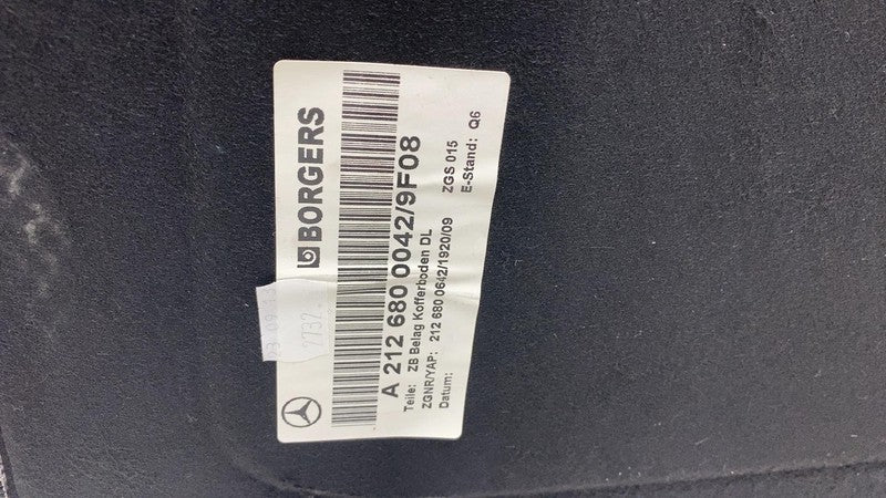 A 212 680 0042 ⭕ 10-16 Mercedes E350 E-Class W212 Sedan Cargo Carpet Luggage Cover A2126800042