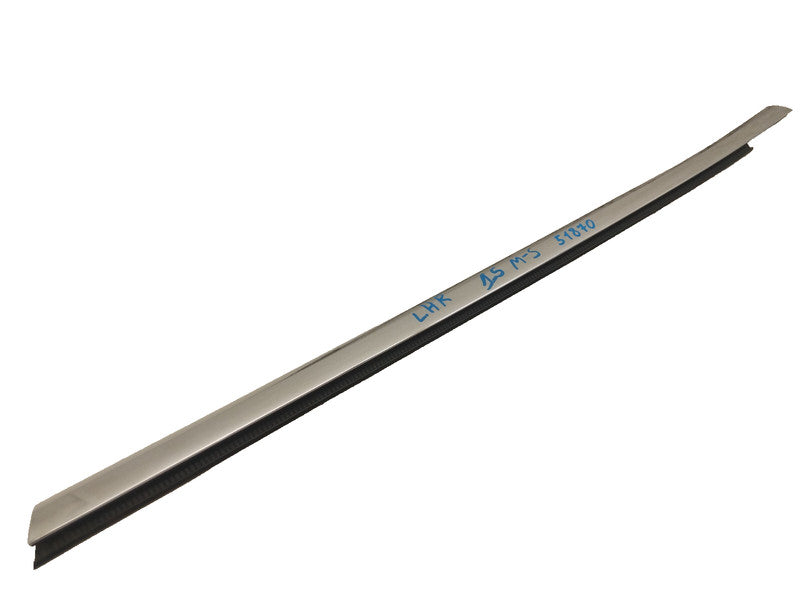 ⭕2012-2015 Tesla Model S Rear Driver Side Door Exterior Chrome Belt Molding Left