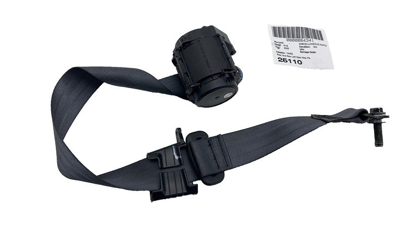 PT00003684D ⭕ 2025 Rivian R1S Rear Left Side 2rd Row Seat Belt Retractor Black PT00003684-D