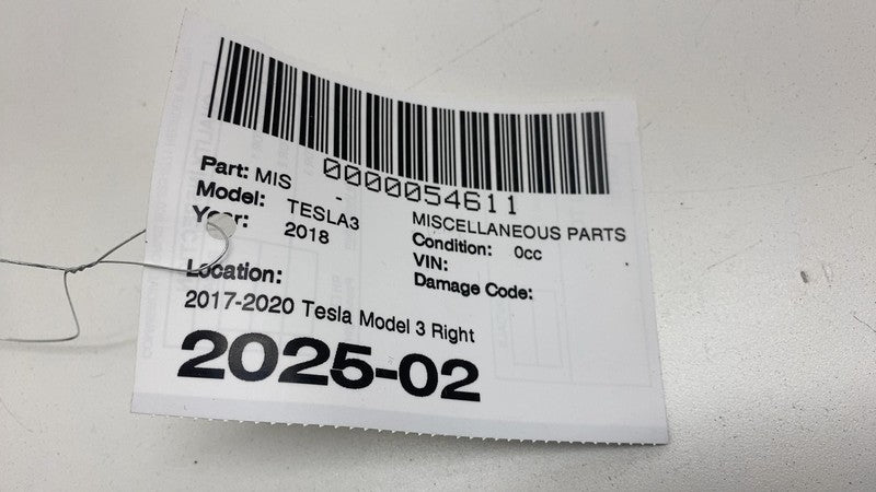 1100340 90 G 2017-2020 Tesla Model 3 Right Low Voltage Controller Electronic Control Module