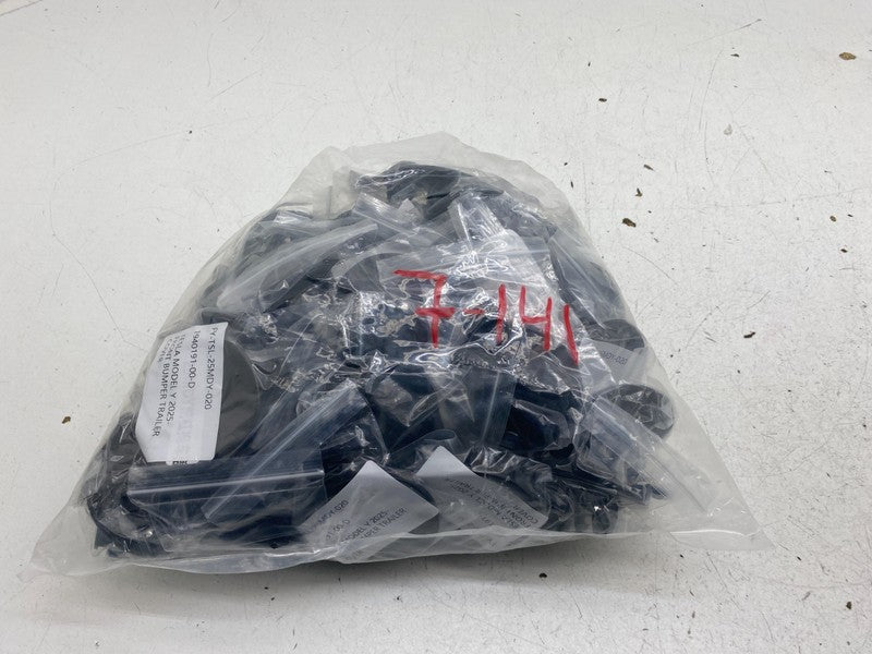 1940191 00 D ⭕ 25-26 Tesla Model Y Front Bumper Tow Hook Trailer Cover Premium 1940191-00-D