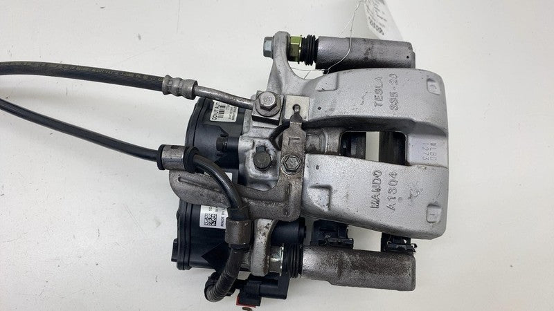 1044623-00-J ⭕ 2017-2025 Tesla Model 3 Rear Left Caliper w/ Brake Line Hose BASE 1044623-00-J