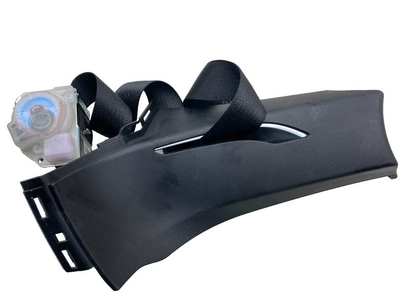 ⭕ 12-20 Model S Rear Left Seatbelt & Retractor w/ Mid C-Pillar Trim 10