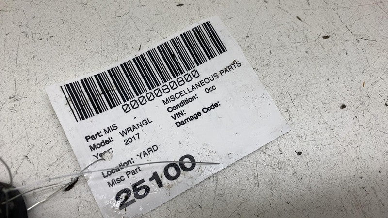 ⭕ 2007-2017 Jeep Wrangler Rear License Plate Bracket Holder Frame OEM 