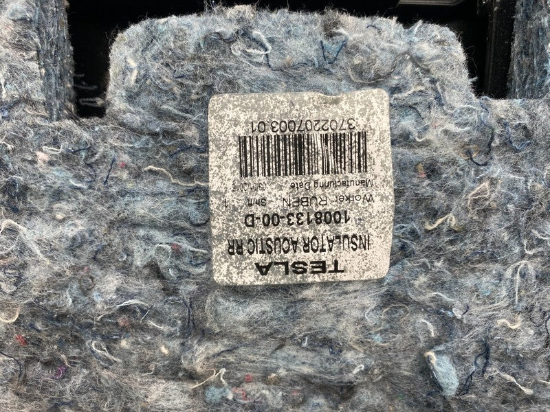 100810512L ⭕12-20 Tesla Model S Rear Passenger Side Door Panel Trim Card Right 1008105-12-L