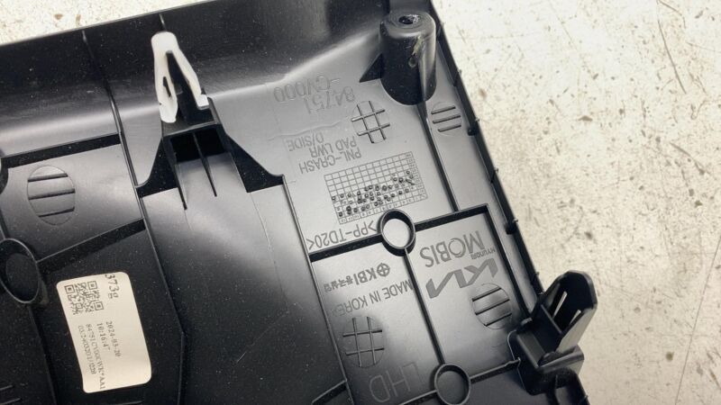84751CV000 2022-2023 Kia EV6 Dashboard Left Lower Knee Bolster Trim Panel w/ Fuse Box Door
