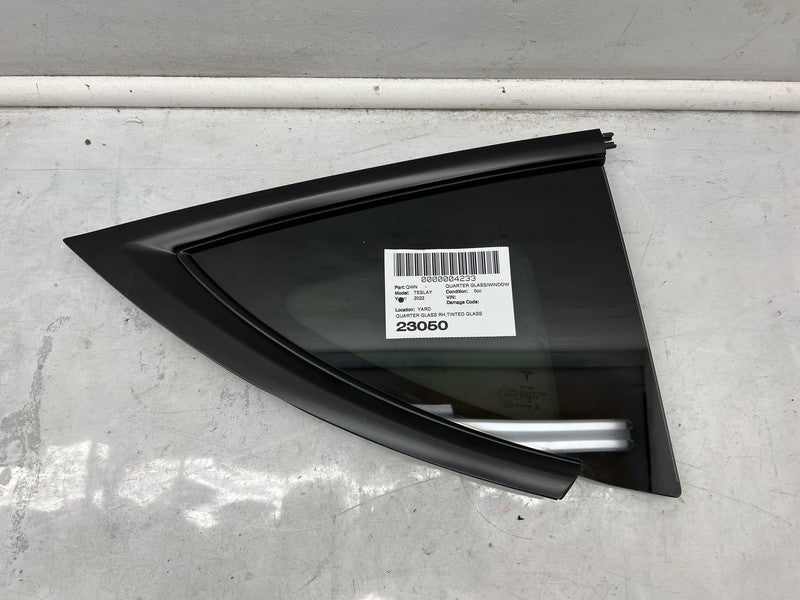 2020-2023 Tesla Model Y MY Rear Passenger Side Quarter QTR Window Glass Right RH