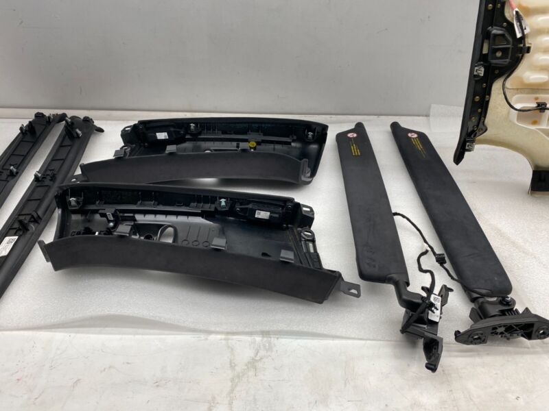 Does Not Apply 2016-2020 Tesla Model X Headliner A-Pillar + Upper B-Pillar w/ Sunvisor & Bezel