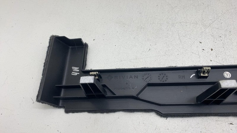 PT00042771H 2022-2024 Rivian R1S Rear Right Side Cargo Storeage Lower Floor Carpet Panel OEM