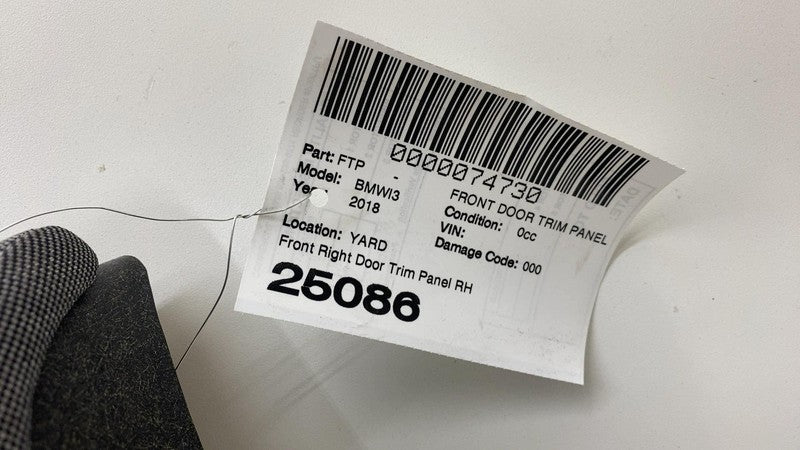 ⭕14-21 BMW i3 I01 Front Passenger Side Interior Door Panel Trim Cover 