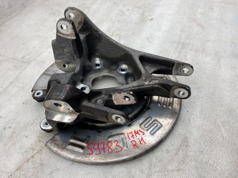 ⭕12-15 Tesla Model S Rear Side Spindle Knuckle w/ Dust Shield Right 10