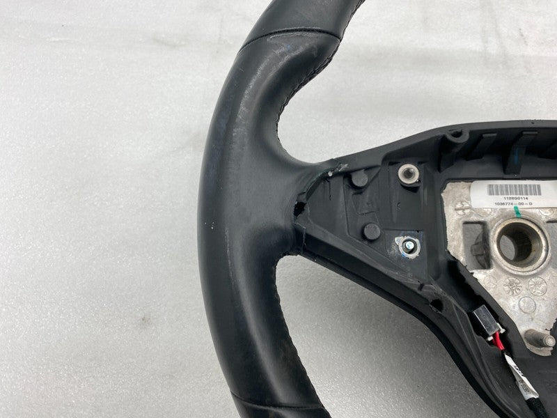 1036774-00-C ⭕ 2012-2020 Tesla Model S X Driver Steering Wheel Black Assembly 1036774-00-D