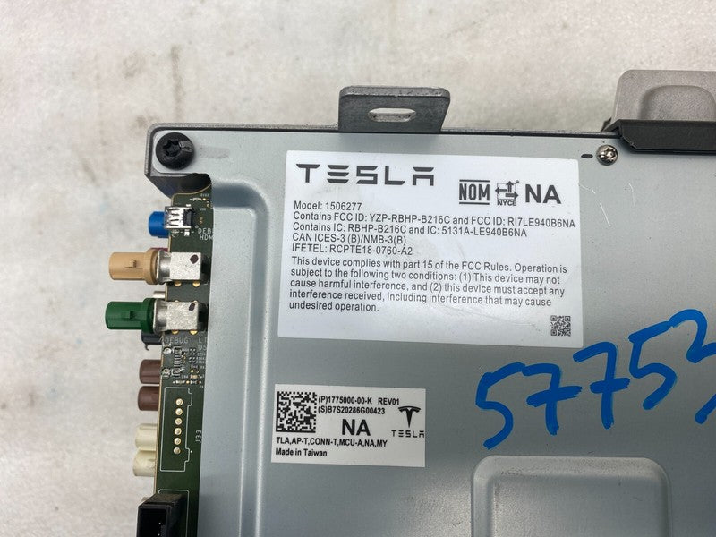 ⭕2020-2024 Tesla Model Y MCU Computer Media Control Module Assembly 17