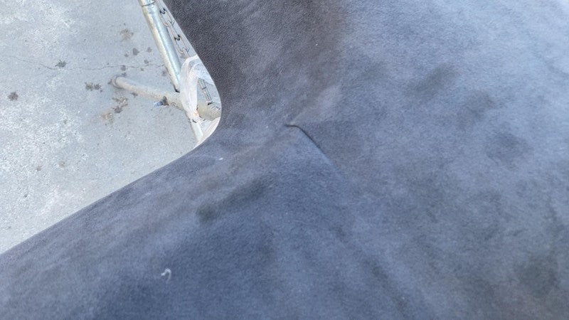 2022-2024 Rivian R1S Roof Headliner Microfiber Suede w/ Panoramic Sunroof Black