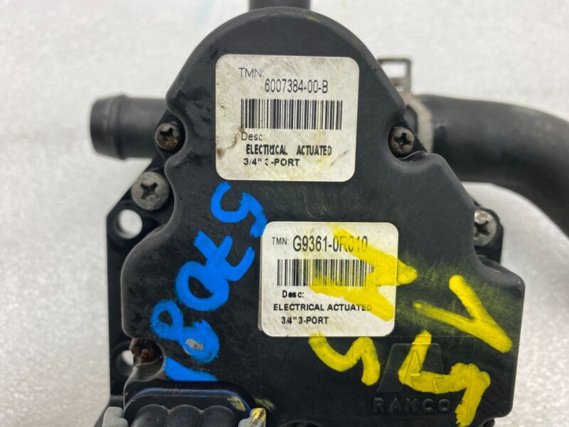 6007384 00 B 2012-2021 Tesla Model S MS Coolant Water Pump Valve 3-Port 3/4" inch w/ Hose OEM
