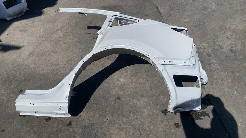 ⭕ 2020-2023 Tesla Model Y Rear Left Quarter Panel Structural Cutout White PPSW